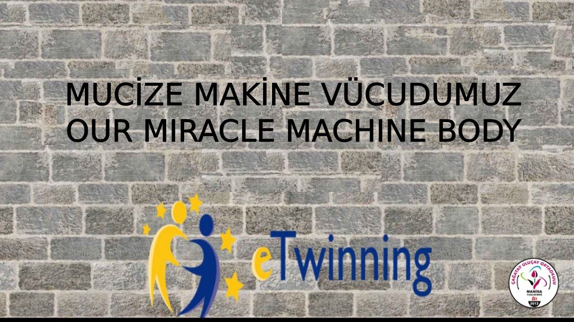 MUCİZE MAKİNE VÜCUDUMUZ-OUR MIRACLE MACHINE BODY E-Twinning Proje Katılım Belgeleri